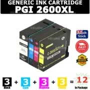 12x PGI2600XL PGI-2600XL Ink Cartridge For Canon Maxify MB5160 MB5460 iB4060