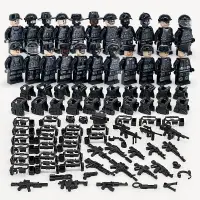在飛比找蝦皮購物優惠-台灣出貨︱軍事系列城市特戰警察系列22款特警小人仔人偶配裝備