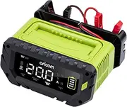 Oricom BC210 12/24V 20Amp Battery Charger and Maintainer - Lithium, Lead-Acid, Repair Function, Overcharge Protection, LCD Screen