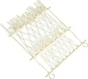 Hammock for Stuffed Animals Woven Wall Hanging Storage Organizer for Playroom and Nursery Decor Easy to Install Durable Space Saving
