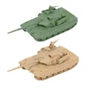 1:72 Scale Tank Model Miniature Puzzle Tracked Crawler Chariot for Tabletop