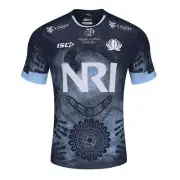 NEW NSW Waratahs 2025 Kids Run Out T-Shirt Rugby Union by ISC