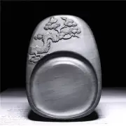 19cm Traditional Pine Tree Pattern Ink Stone Inkslab Calligraphy Painting Tool