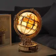 Wooden Luminous Globe ST003 3D Model