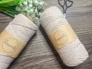 3.5mm Premium Matte Polyester Macrame cord - TAUPE #18