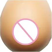 BaronHong Sticky Silicone Breast Forms Mastectomy Prosthesis Bra Fake Boobs For Cosplay CrossDresser-1 Pair Waterdrop
