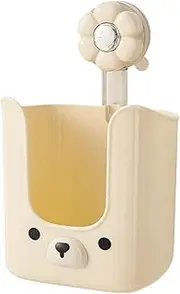 Wall Storage Organizer, Wall Mount Box with Suction Cup, Wall-Mounted Wet Wipes Drawer, Multi-Functional Rack for Bathroom, Apartment, Dorm, Vanity, and Small Space Organization