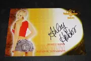 2015 Benchwarmer ASHLEY HOBBS Thanksgiving #5 Black Ink Auto PLAYBOY Playmate