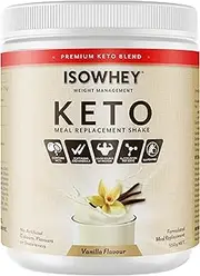 IsoWhey Keto Vanilla Meal Replacement Shake cream