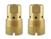 2-pk D-1 Gas Diffuser Brass Centerfire for Bernard MIG Welding Gun Large Nozzle