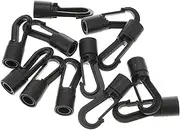 Happyyami 25Pcs Bungee Cord Hooks Durable Shocks Cord End Hooks for Camping Kayaking Boating and More Lightweight Wear Resistant Portable Design
