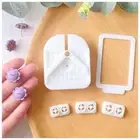 Mini Polymer Clay Molds Set Silicone Polymer Clay Tools for Clay Jewelry