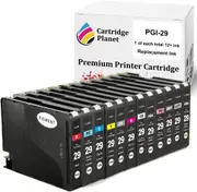 12 Pack (1MBK,1PBK,1C,1M,1Y,1PC,1PM,1GY,1R,1LGY,1DGY,1CO) Compatible Ink for Canon PGI-29 PGI29 for Canon PRO 1