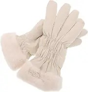 [INOOMP] Insulated Touch Screen Gloves for Women Winter Thermal Gloves with Soft Lining Windproof for Outdoor Activities Stylish Comfortable for Hiking and Cold Weather