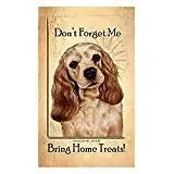 Cocker Spaniel Blonde Dog Baggage Buddies Luggage Tag 4"