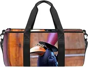 EGGDIOQ Funny Bird Designed Travel Duffel Bag Luggage Tote Bag Gym Sports Bag for Man Women