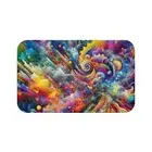 Galaxy Bath Mat, Colorful Bathroom Decor, Vibrant Home Accessory, Galaxy