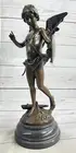 CUPID WAR OF LOVE BY MOREAU BRONZE SCULPTURE STATUE ART DECO MYTHICAL