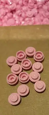 Lego 5 Pound Case Of New Bright Pink Plates Round 1 x 1 4703.