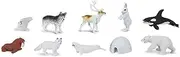 Animals Polar Bear Figures Set 11 x Miniblings Animal Shapes Alaska Igloo Stowed Figurines