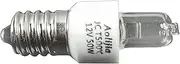 4 Packs12V 50W Oven Light Bulb E14 Screw Cap Lamp Bulb High Temperature Resistant Safe Halogen Lamp Dryer for Salt Light, Microwave Oven
