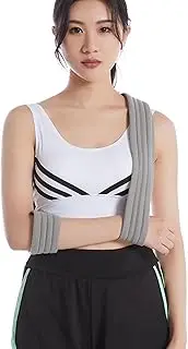 Shoulder Immobilizer Arm Sling, Adjustable Lightweight&Comfortable Effective Medical Arm Support Sling for Rotator Cuff Torn Arm Wrist Hand Elbow Injury, Broken & Fractured Bones,M