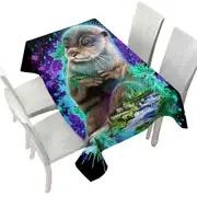 Animal Art Waterfall Otter Spirit Tablecloth