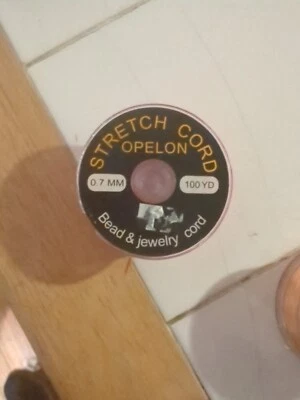 Stretch Cord Opelon Bead And Jewelry Cord 0.7 MM 100 YD Green