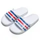 【 鋒仔球鞋 】ADIDAS DURAMO SLIDE 白藍紅 全防水 輕量 運動拖鞋 男女款 U43664