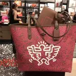 現貨 COACH X KEITH HARING 雙面托特包 子母包 KOIKOI戀戀美國代購 知名塗鴉藝術家聯名款