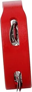 JOINPAYA Ergonomic Wooden Tambourine Boys and Girls Hand Bell Educational Jingle Bell Toy for Play