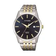Citizen Men's Blue Dial Two Tone Watch Model BI5006-81L Stainless Steel Splashproof Silver & Gold 4974374276841