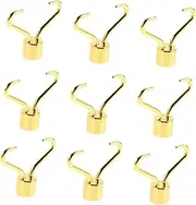 Healeved 10pcs Facial Roller Handle Replacement Ergonomic Metal Support for Aging Skincare Tools for Neck Wrinkle Therapy Shaped Face Massage