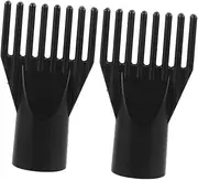 2pcs Diffuser Hair Dryer Brush Hair Dryer Comb Attachment for Blow Dryer Nozzle Abs Plastic Universal Hair Dryer Nozzle Comb