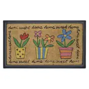 Solemate Funkey Pots 40x70xcm Themed Stylish Durable Outdoor Front Doormat