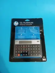 HP 12C Financial Calculator - Black (HP12CPLAT)
