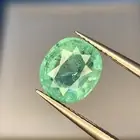Natural Emerald gemstone 3 ct from Chitral with nice color & shining luster