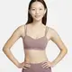 【NIKE】AS W NK DF ALATE TRACE BRA 女 運動內衣 褐紫-DO6609208