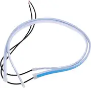 SEWOART Car Led Strip Light 2pcs Blue Led Daytime Running Lights Waterproof Car Decorative Light Bar