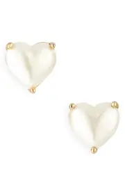 Kate Spade New York my love cubic zirconia heart stud earrings