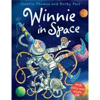 在飛比找蝦皮購物優惠-Winnie In Space | 書+CD 英文繪本 巫婆