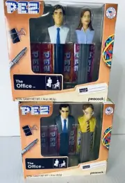 The Office Pez Dispensers Michael Scott & Dwight Schrute New Old Stock