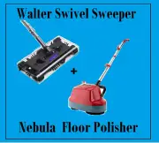 New 5 in1 Floor Polisher + Walter Swivel Sweeper Machine (Max)