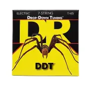 DR Strings DDT Drop Down Tuning Electric Guitar Strings 7-String Heavy 11-65