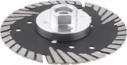 Be In Your Mind 1x Diamond Turbo Saw Blade with Slant Protection Teeth 115mm Cutting Disc with M14 Thread Diamond Cutting Dis for Concrete Tile Granite Marble Masonry