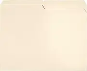 School Smart Half Cut Manila File Folders - Letter Size - Box of 100