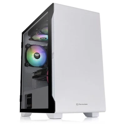 ThermalTake S100 TG Micro Tower Snow Tempered Glass Model: CA-1Q9-00S6WN-00 [3]