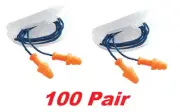 Honeywell SMF-30W-P Howard Leight SmartFit Orange Foam Corded Earplugs, 100 Pair