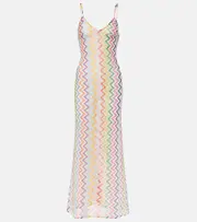 [Missoni] Missoni Zigzag open-back maxi dress AU 8 multicoloured