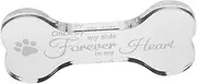 VILLFUL Dog Memorial Plaque Garden Decoration for Pet Remembrance Durable Commemorative Sign for Dog Graves Thoughtful Bereavement